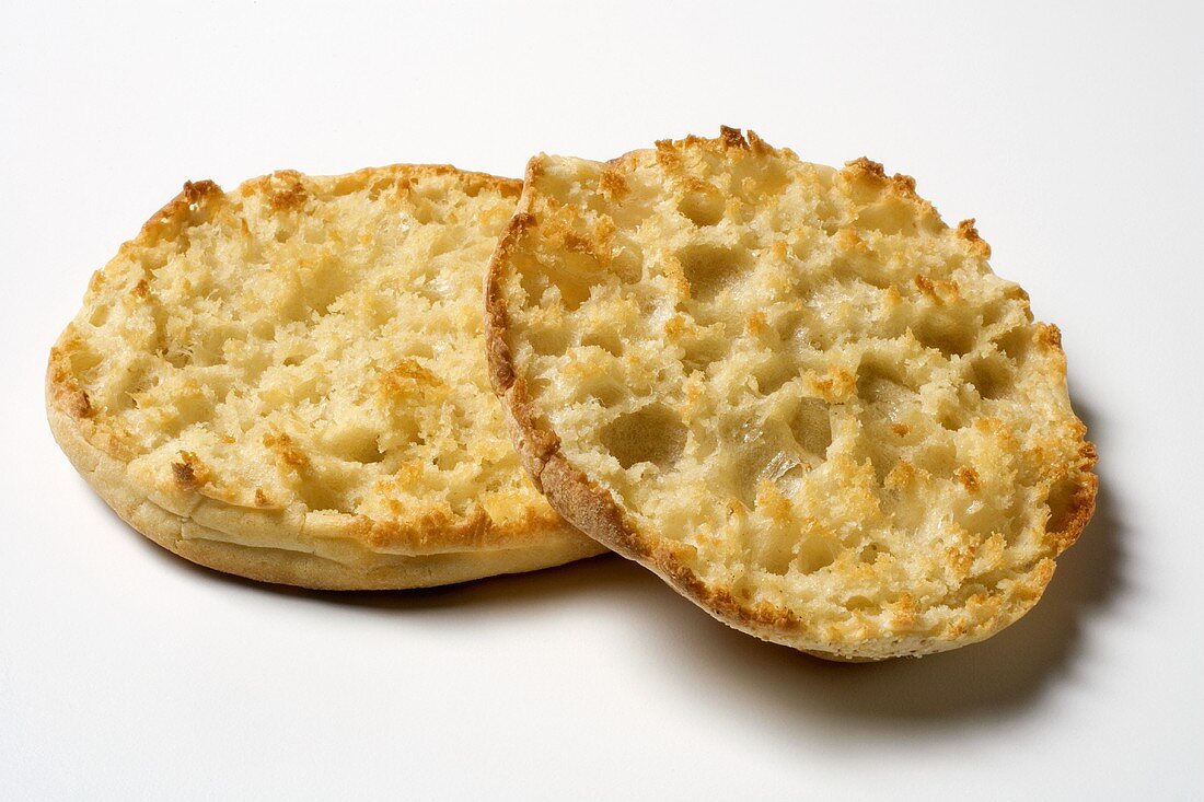 English Muffin, halbiert und getoastet