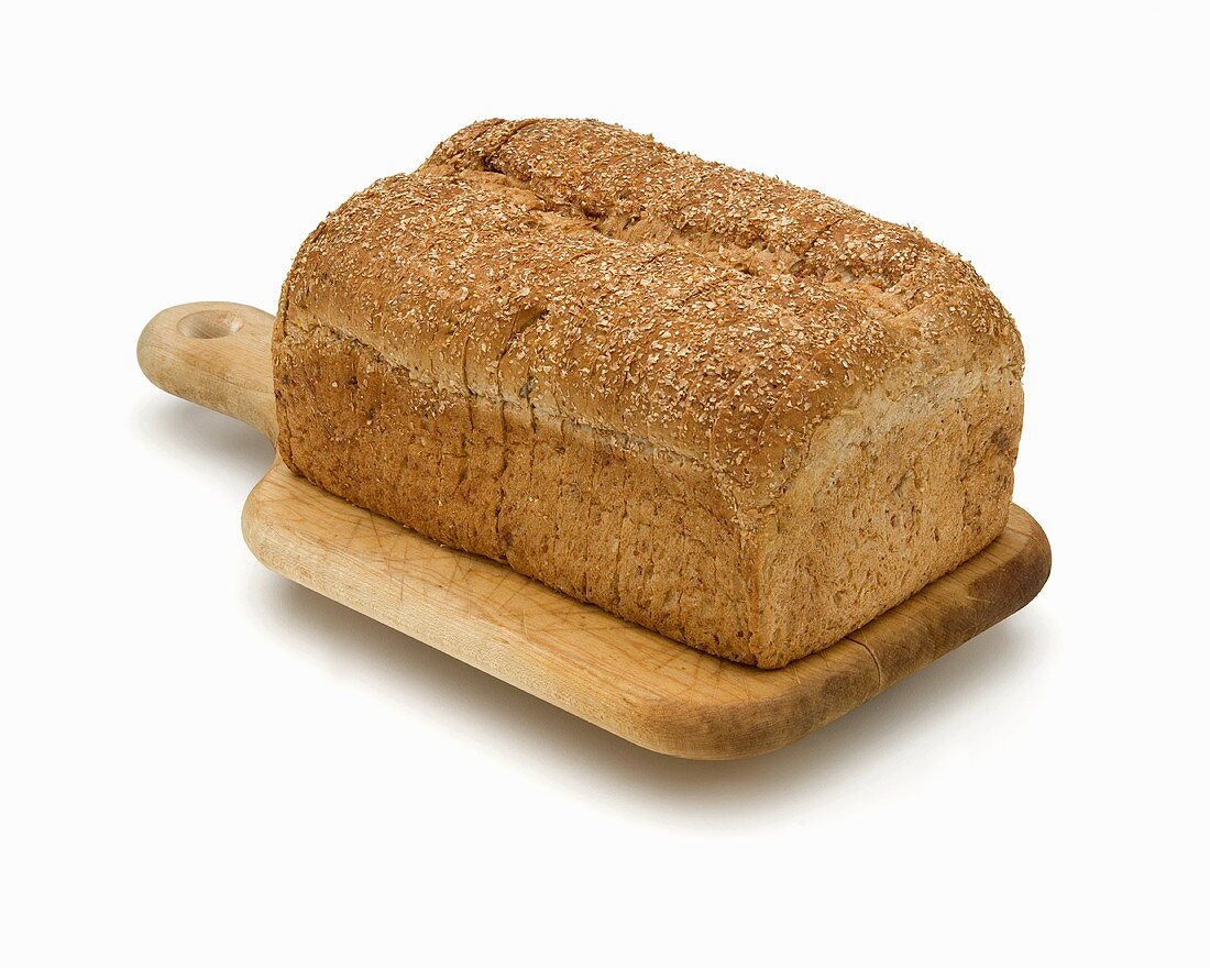 A loaf of wholemeal bread