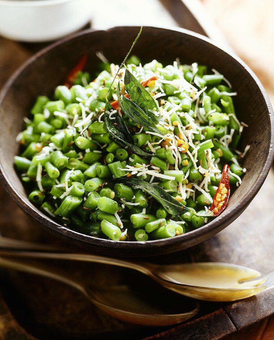 Green bean salad from India