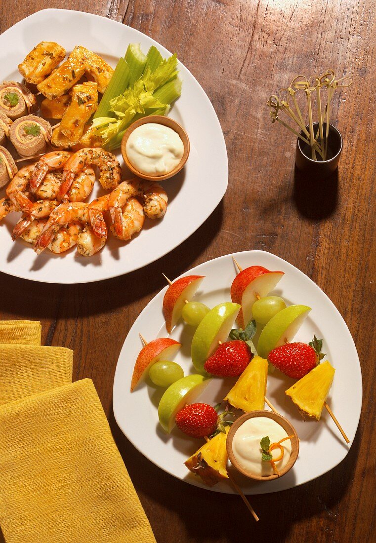 Fruit and Appetizer Platters