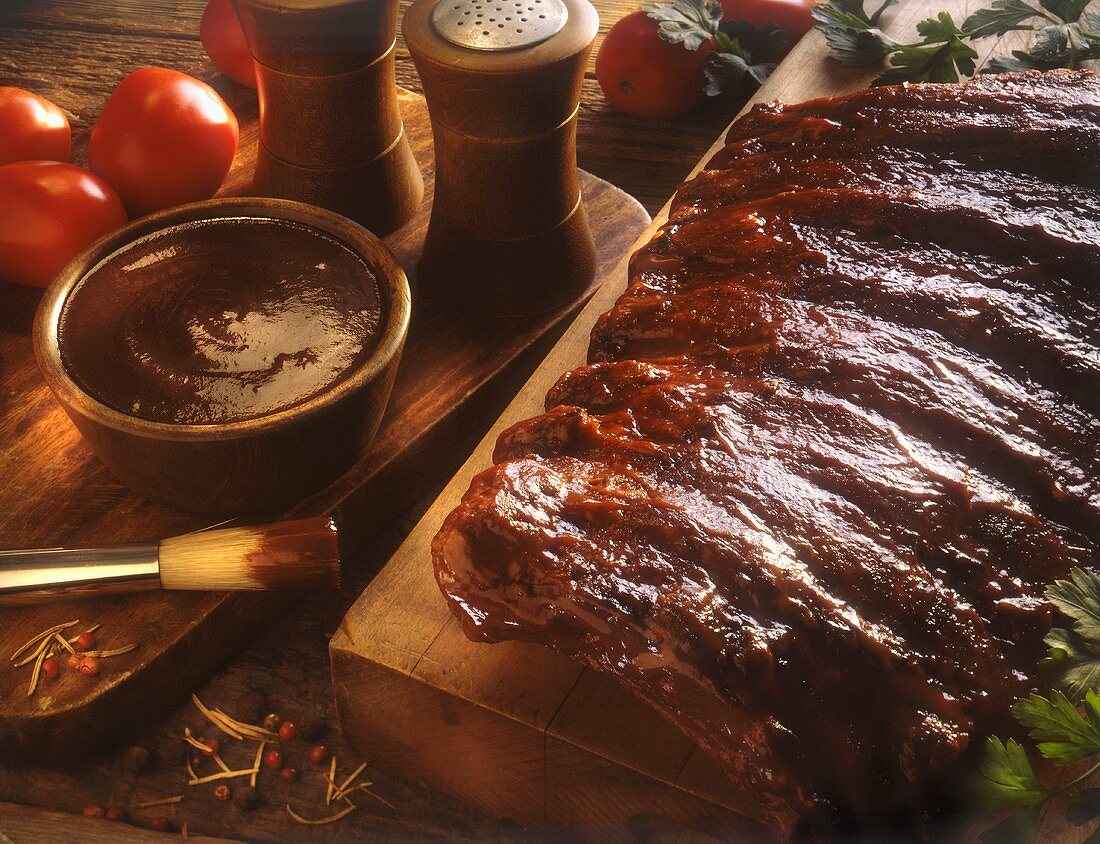 Rack of Barbecued Ribs