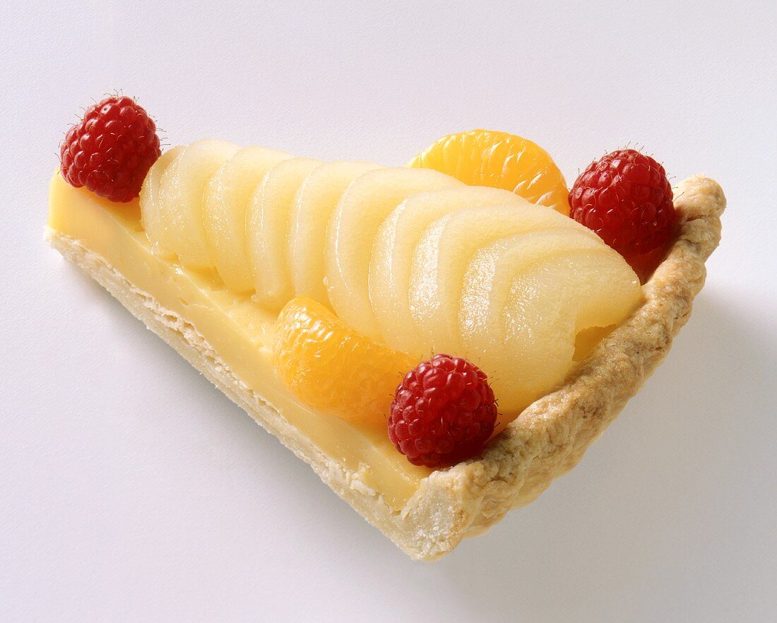 Custard Pear Tart