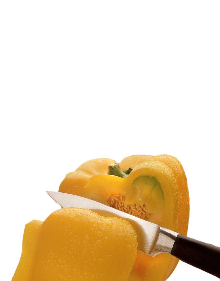 Sliced Yellow Pepper