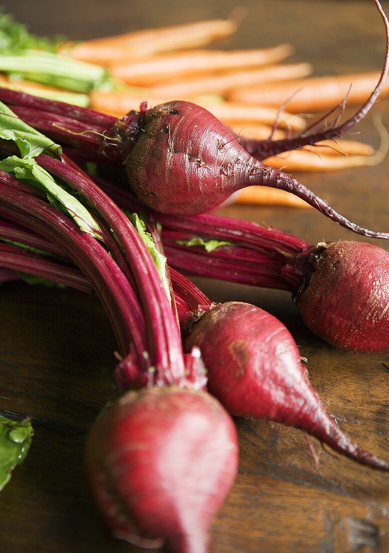 Beetroot and carrots