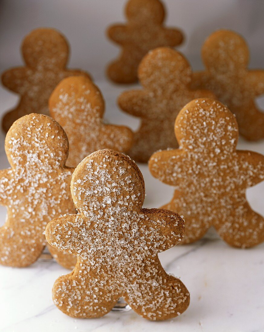 Sugared Gingerbread Cookies