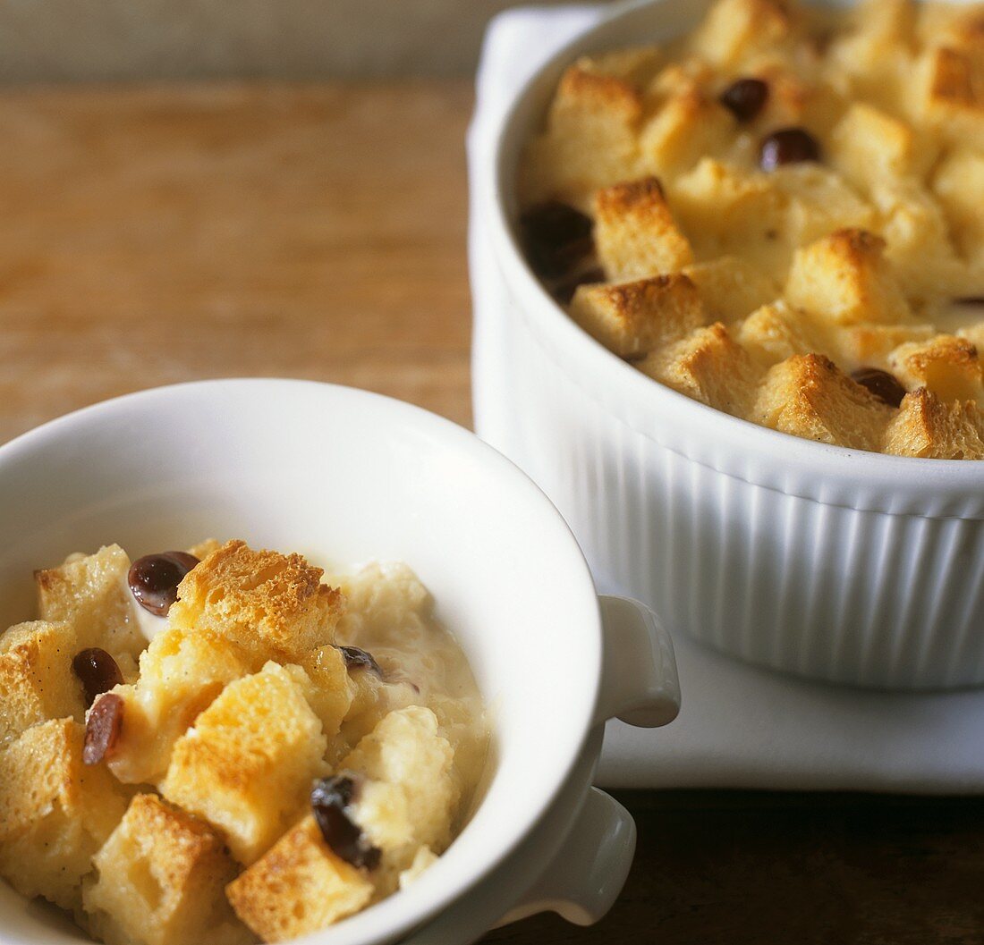 Bread Pudding with Cranberries