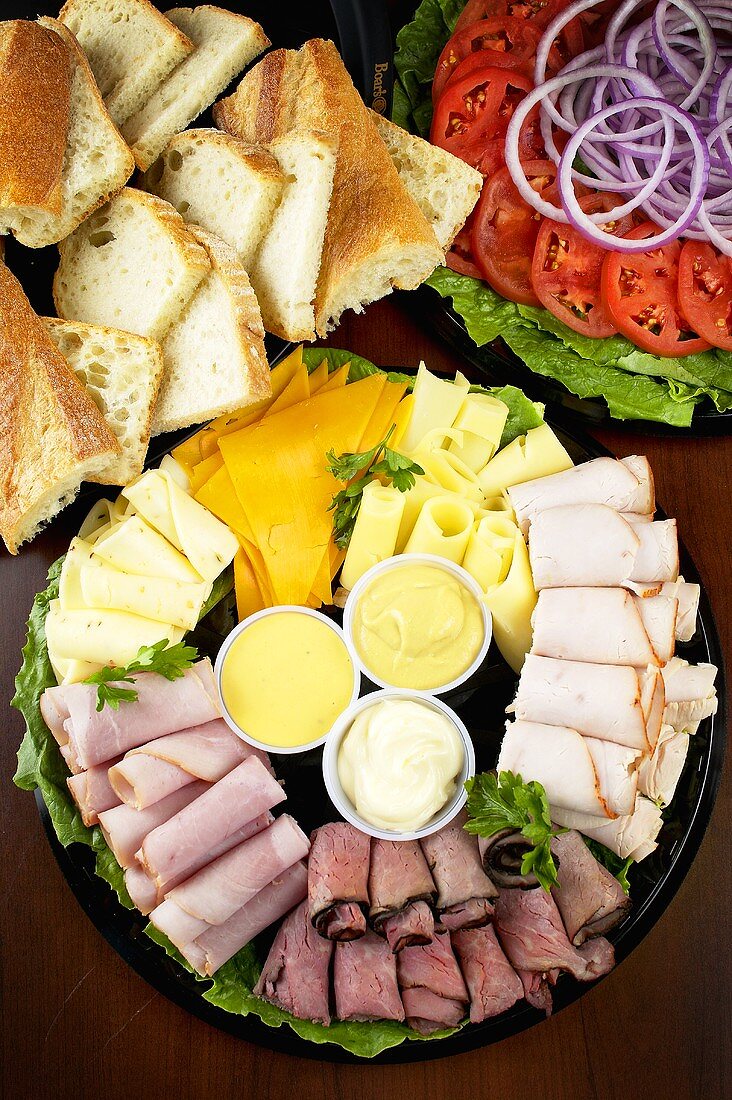 Make Your Own Sandwich Platter