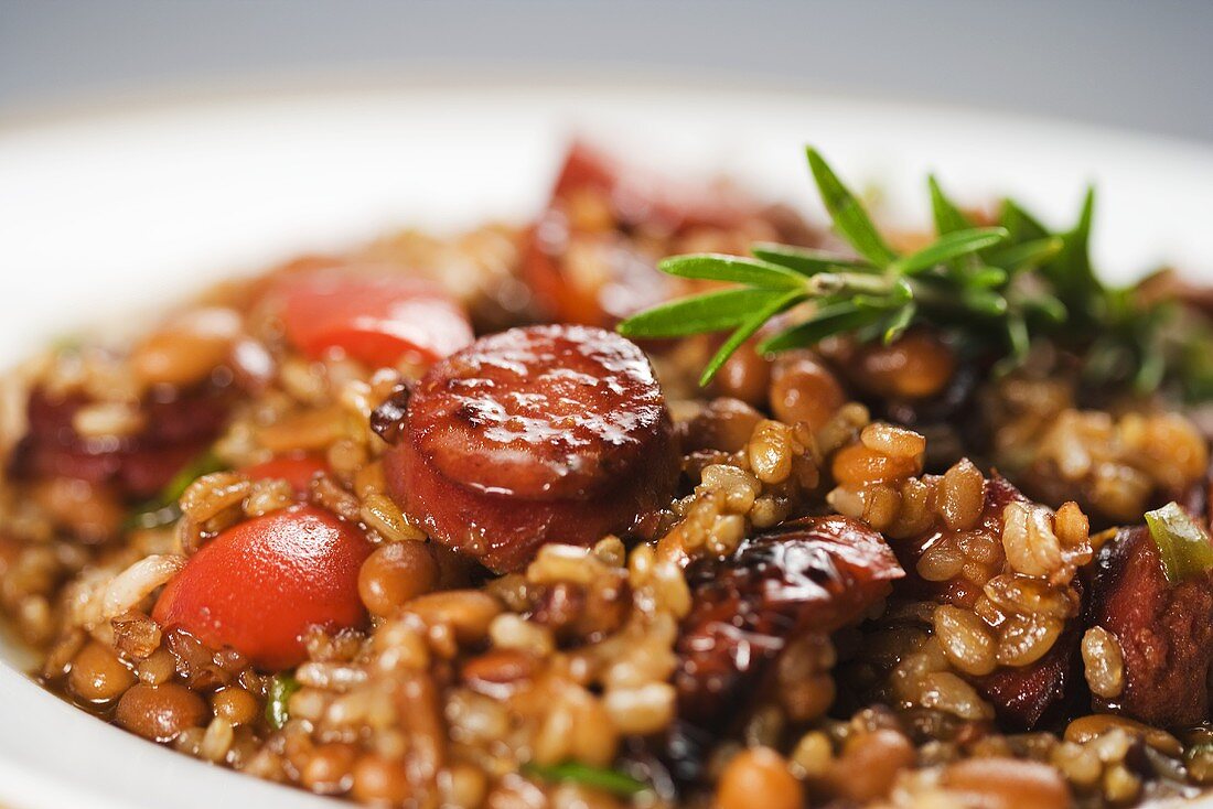 Andouille Sausage in a Stew