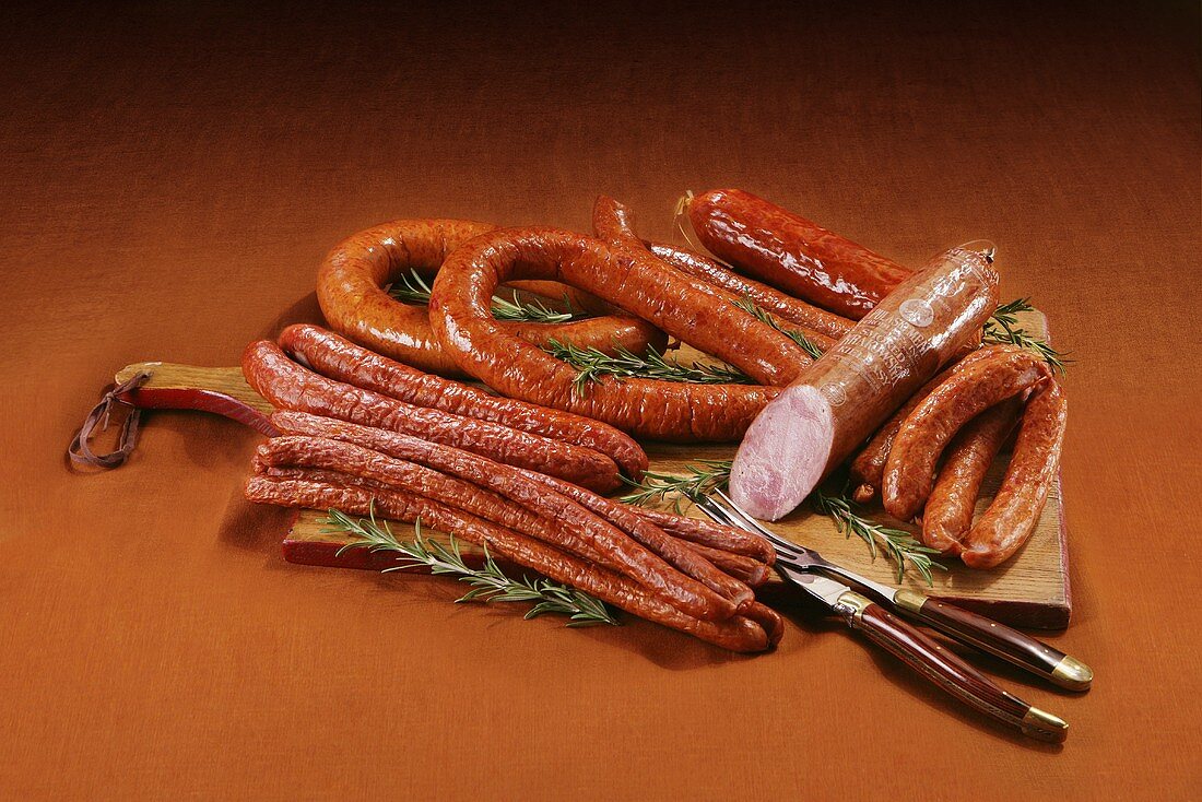 Assortment of Smoked Sausage