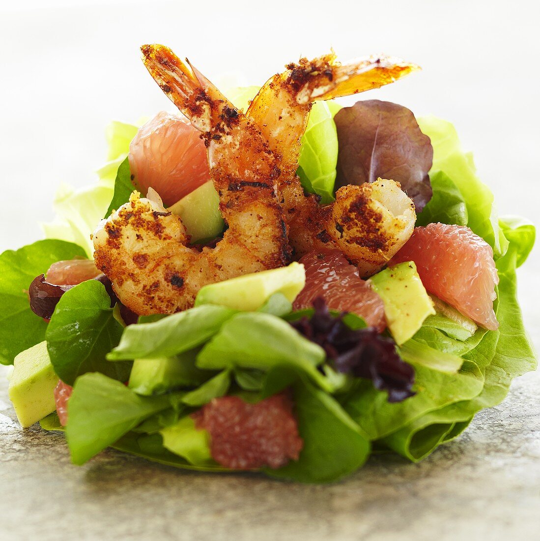 Shrimp Salad with Grapefruit Segments