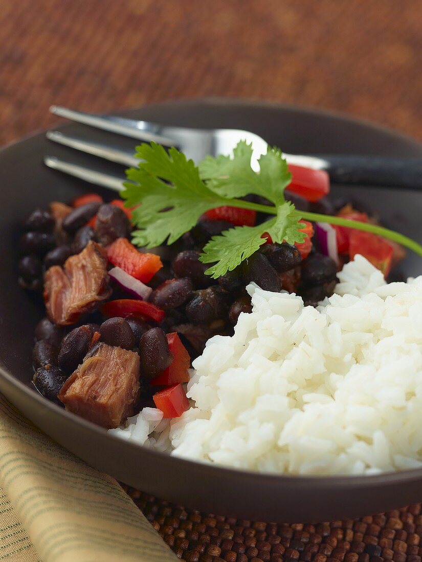 Cuban Black Beans and Rice