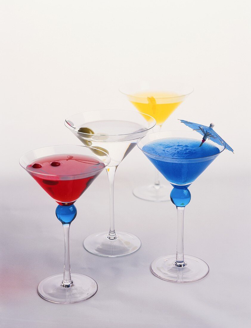 Bunte Martinis