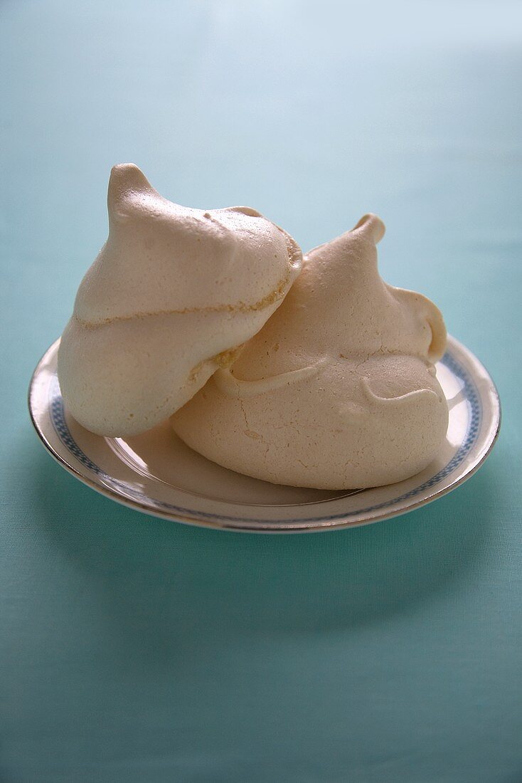 Two Meringues on a Small Plate