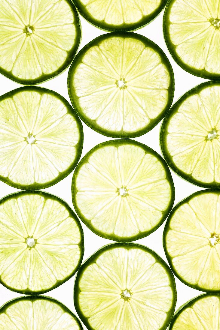 Lime slices (macro zoom)