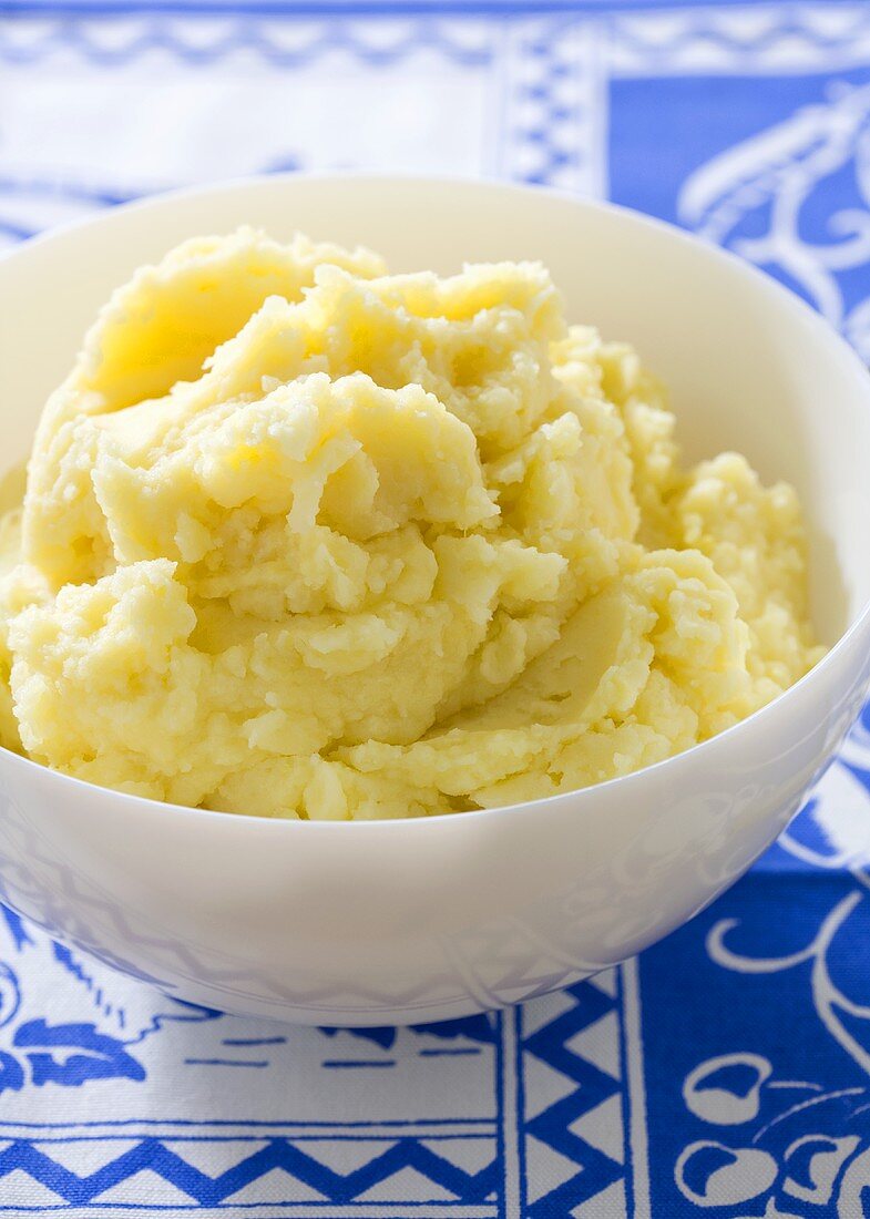 Buttermilk Mashed Potatoes in a Serving Bowl