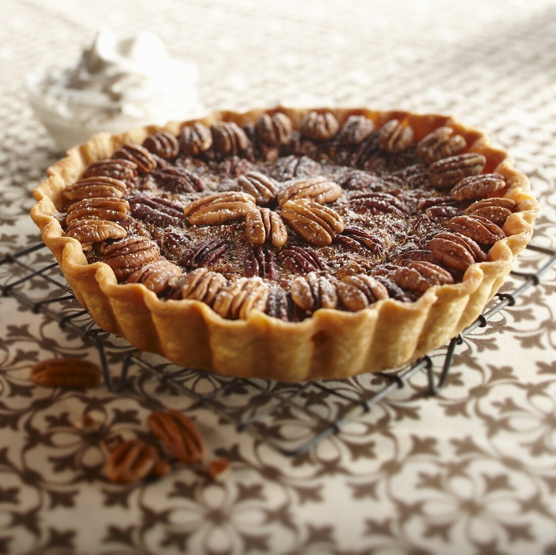 Pecanpie auf Kuchengitter