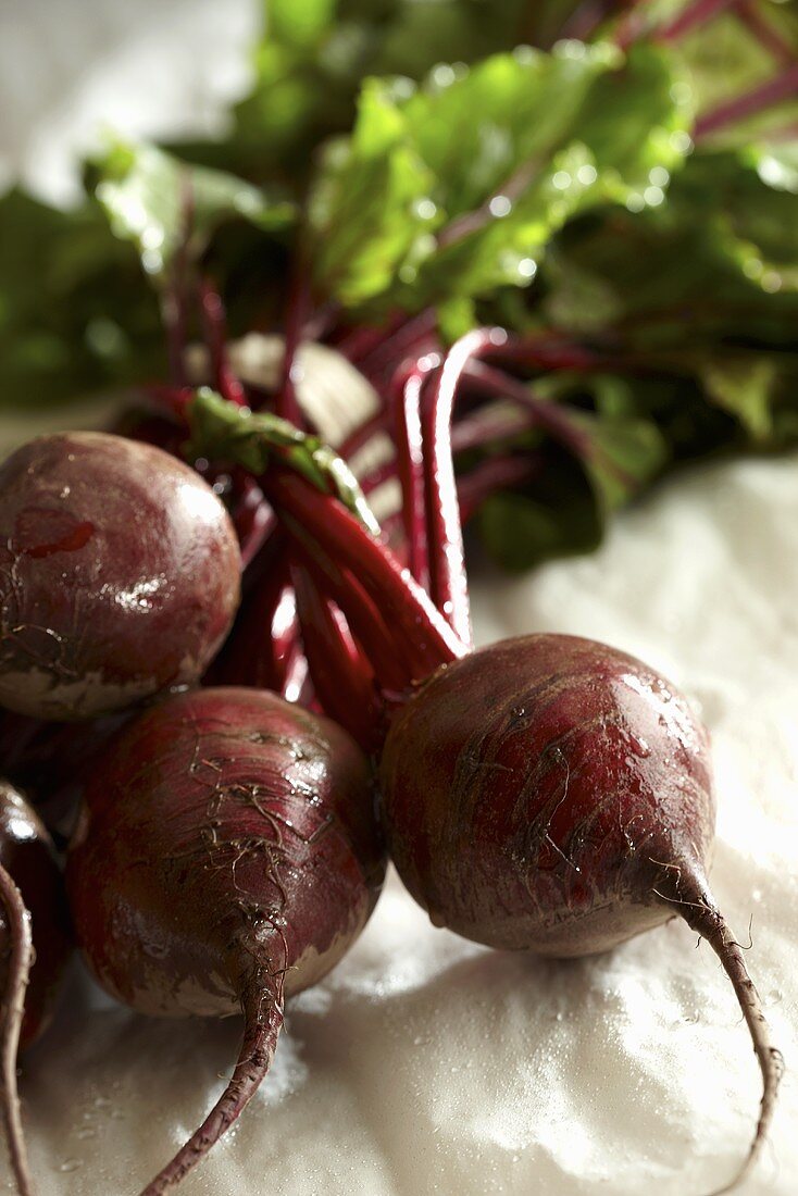 Fresh Beets with Greens