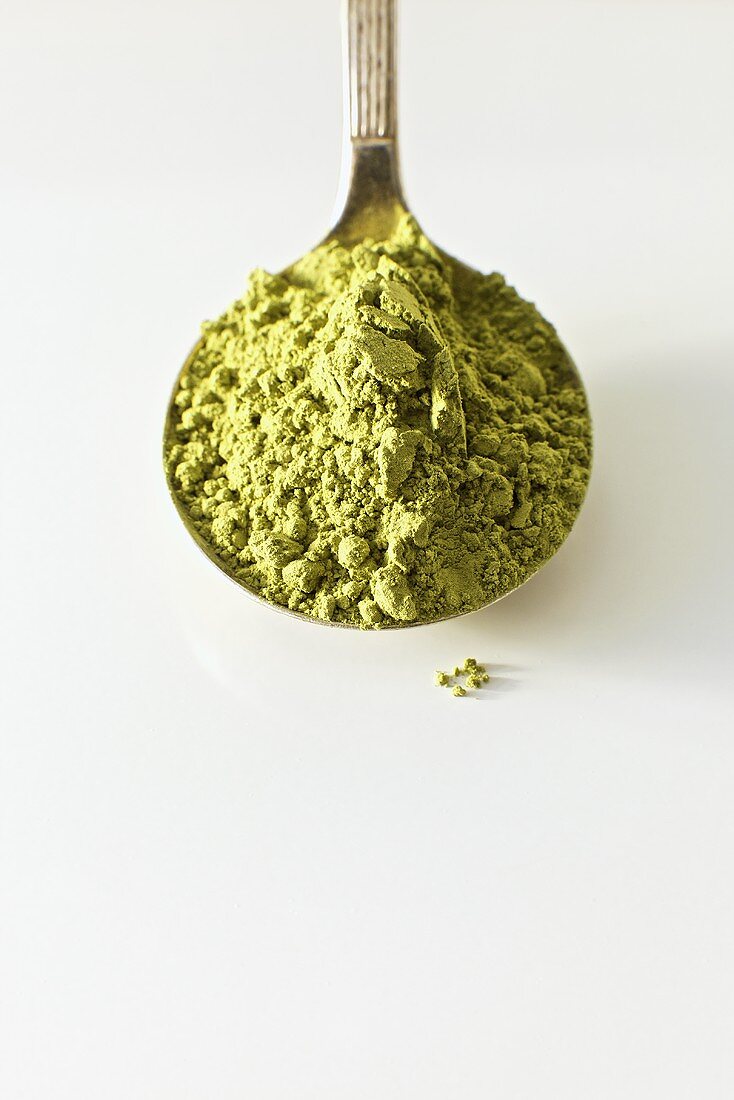 Spoonful of Green Tea Powder