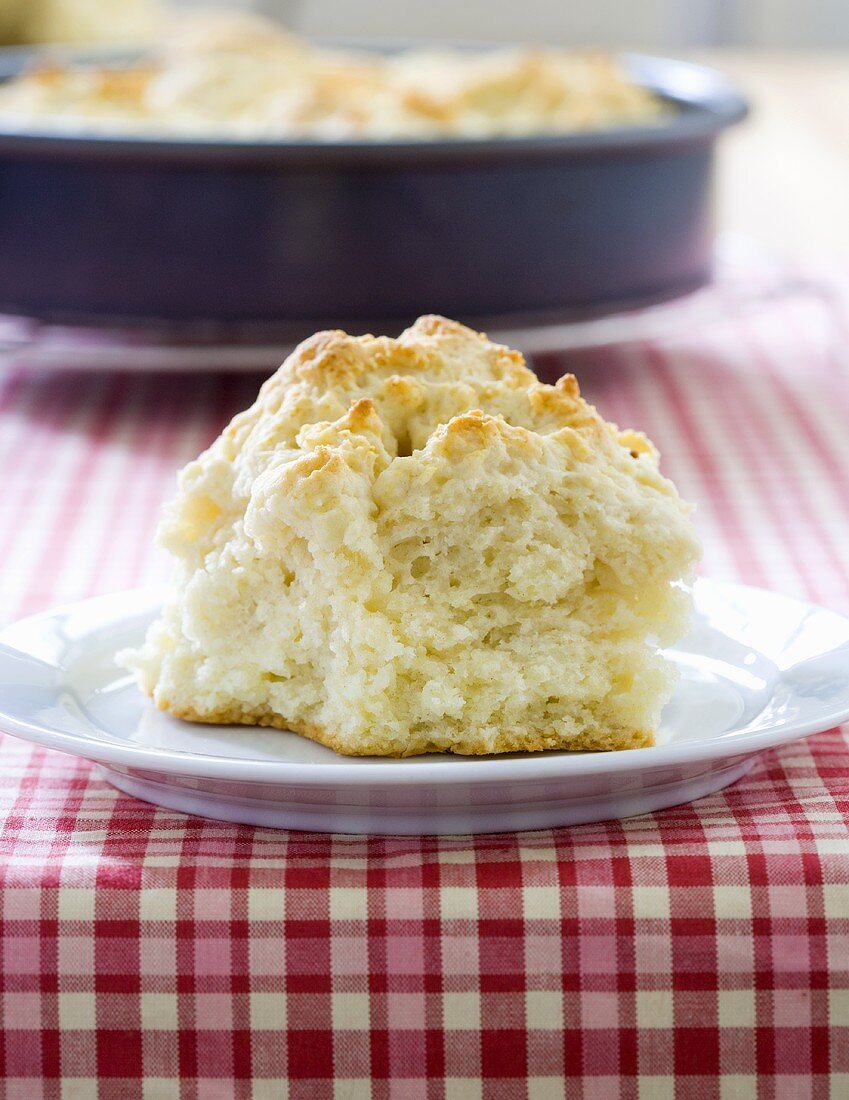 Cats Head Biscuit on a Plate