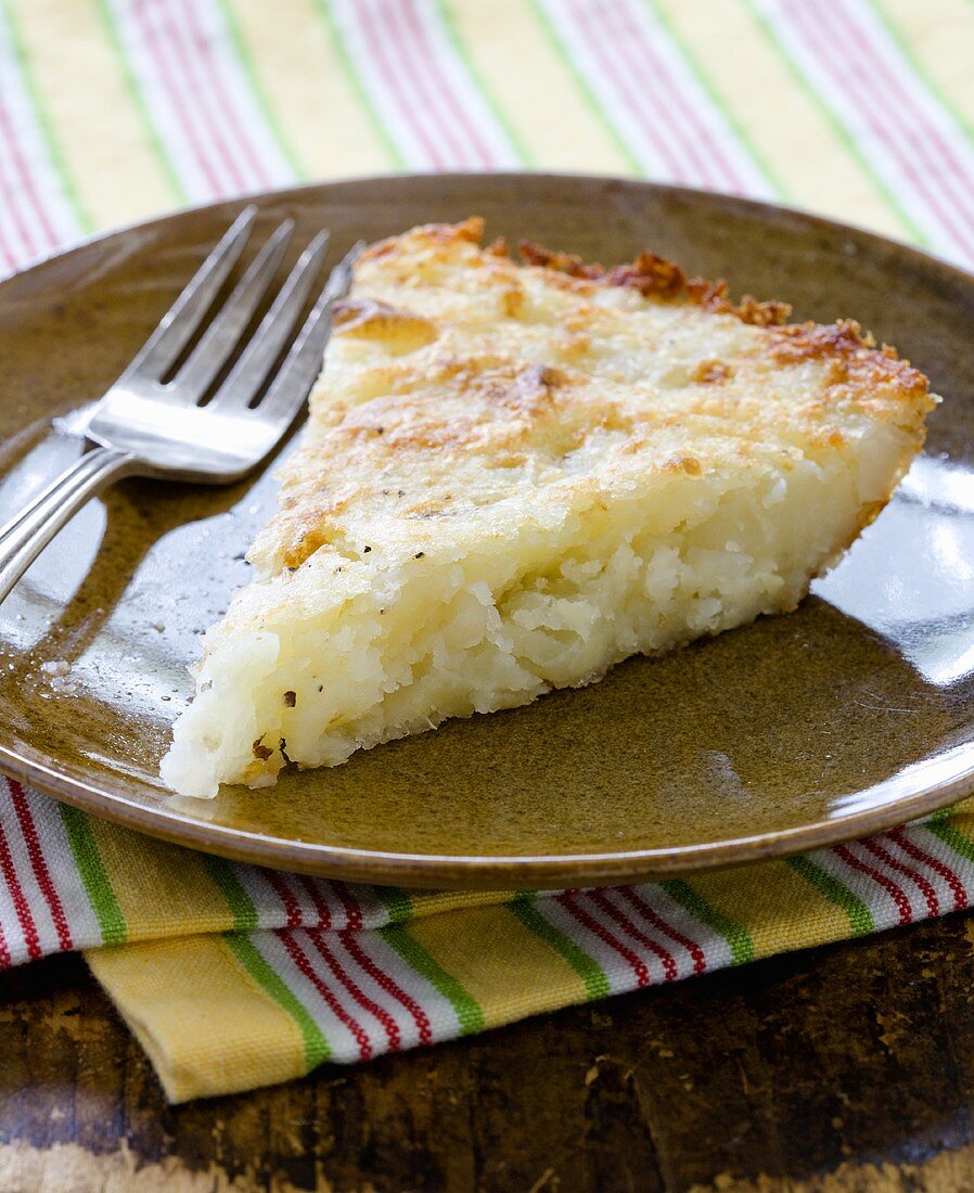 Ein Stück Steakhause Potatoes (Kartoffelpie, USA)