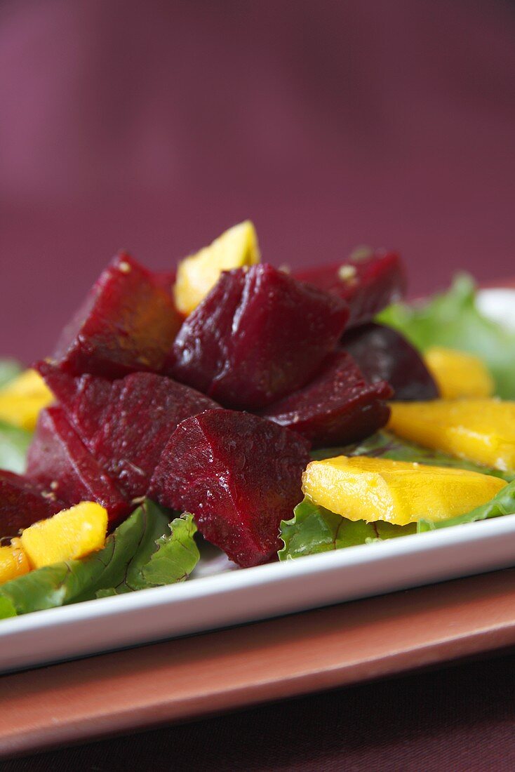 Rote-Bete-Salat mit Mango