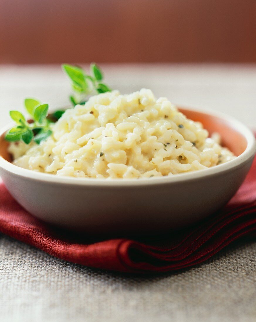 Risotto mit frischem Oregano