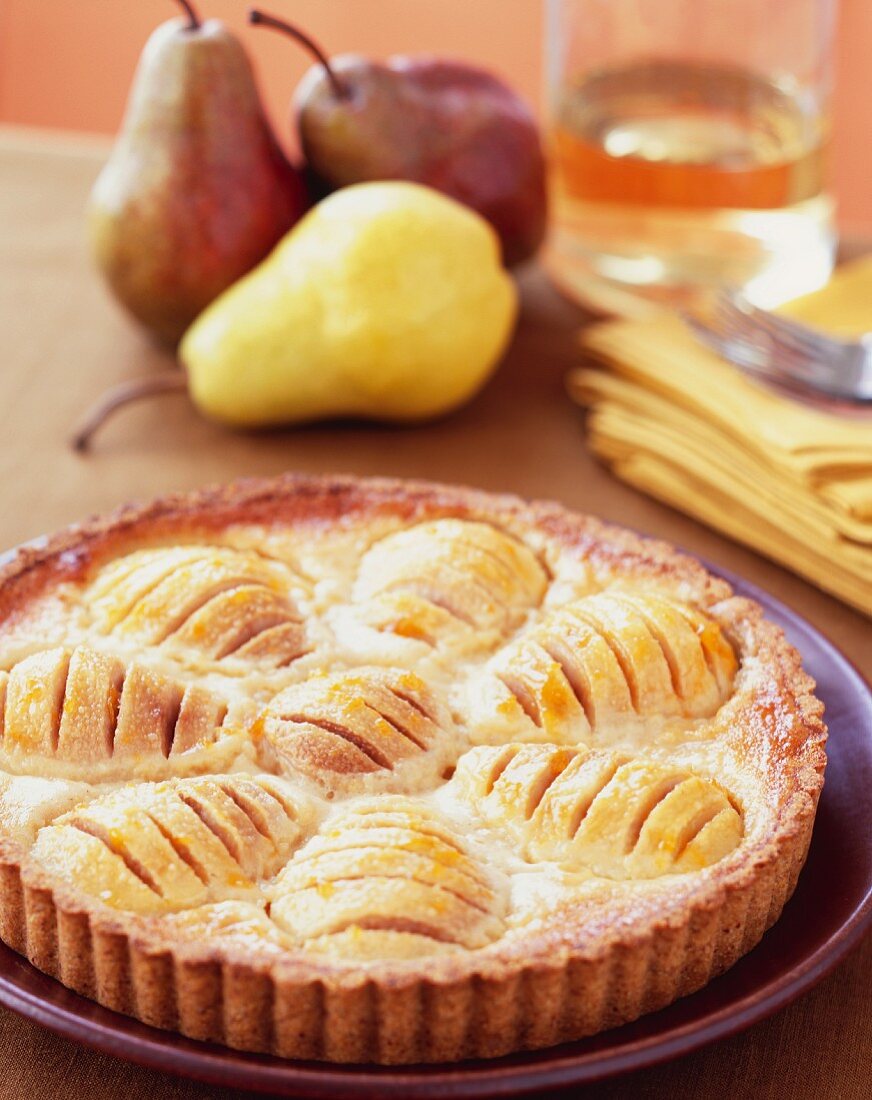 Whole Pear Tart