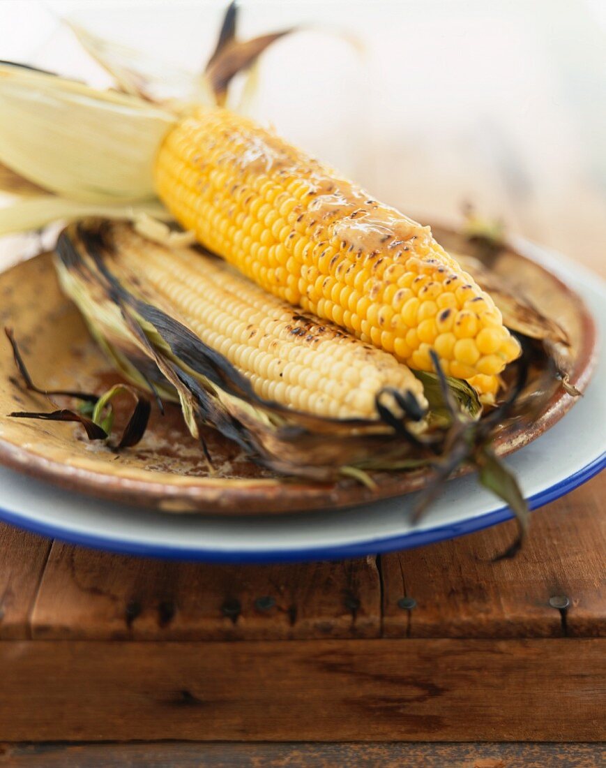 Grilled Corn on the Cob with Melting Butter