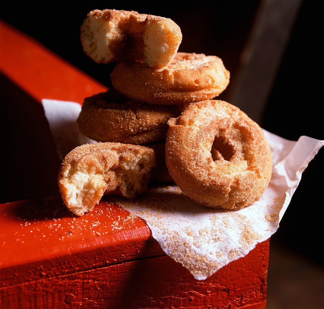 Apfel-Cidre-Doughnuts