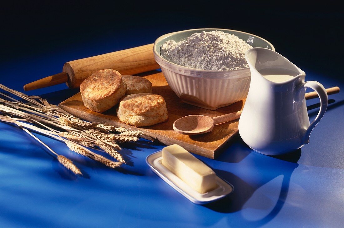 Biscuits with Ingredients