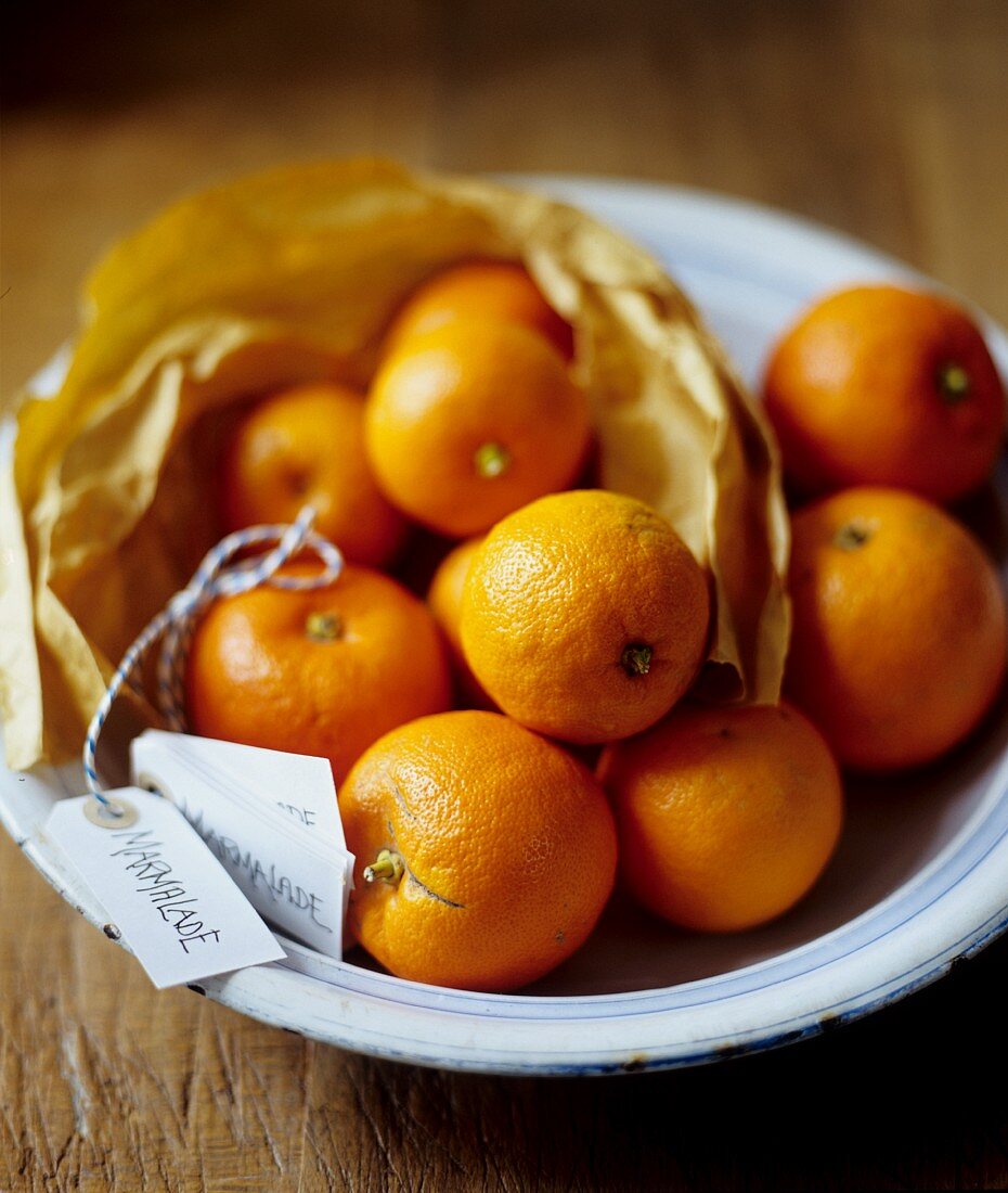 Whole Oranges for Making Marmalade