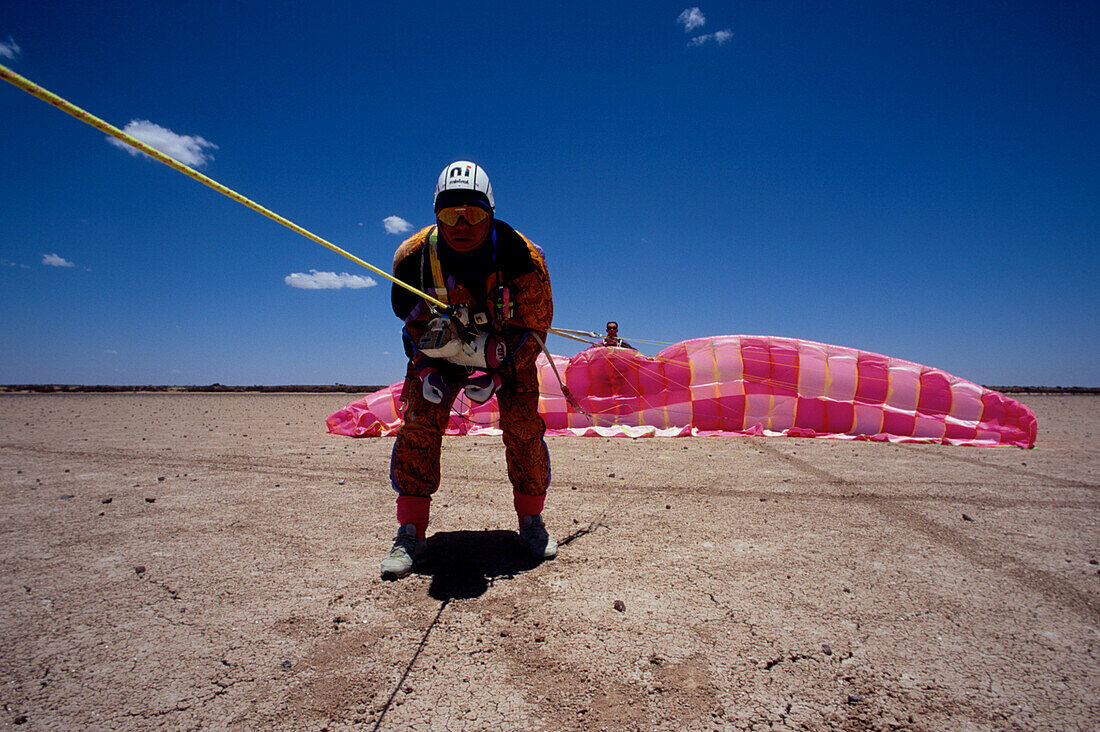 Paragliding, Start, Winde Namibia, Afrika