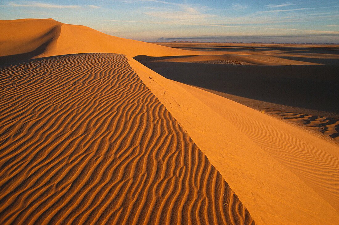 Sand dune, Grand Erg Oriental, Sahara, Algeria, Africa