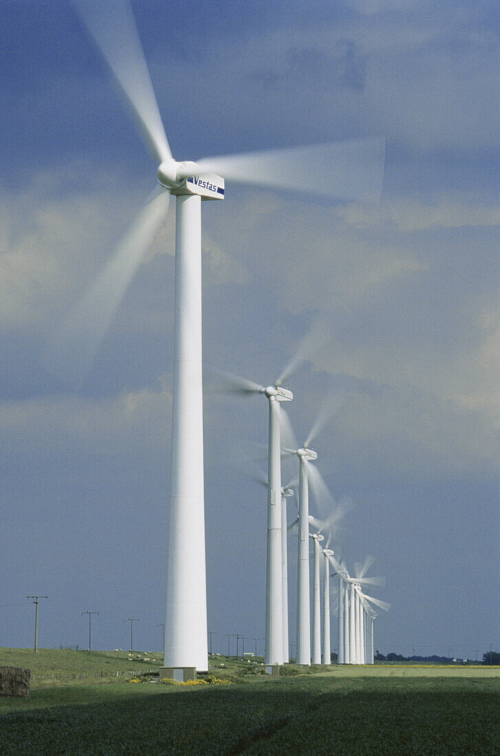 Windpark, Schleswig-Holstein Deutschland
