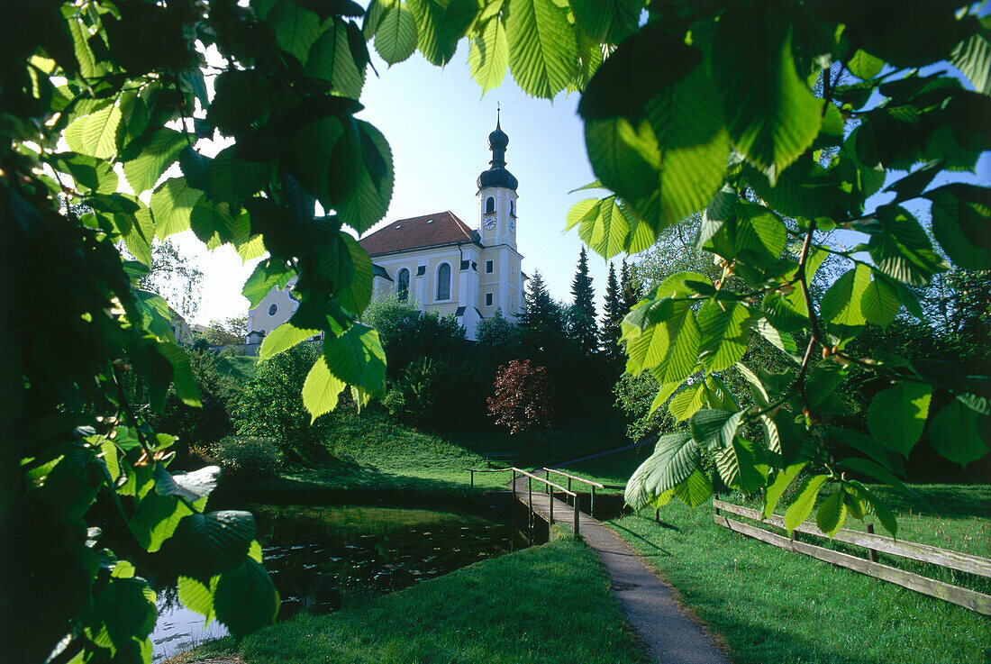 Church at Breitbrunn, Chiemsee, Bavaria, Germany