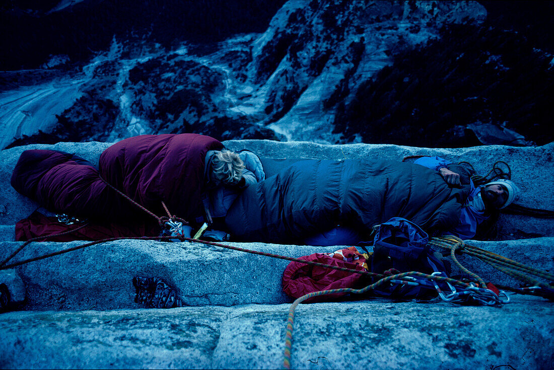 Bergsteiger, Half Dome Yosemite Valley, Kalifornien, USA, Amerika, USA, Amerika