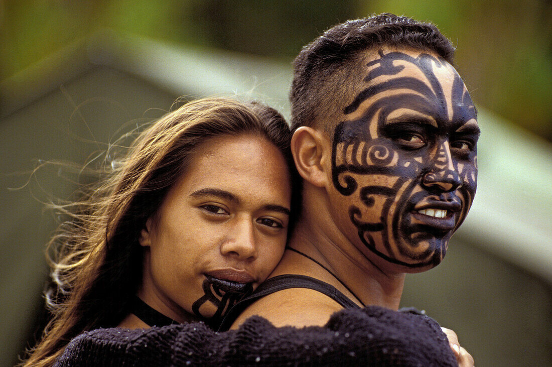 Maori-Paar, Neuseeland