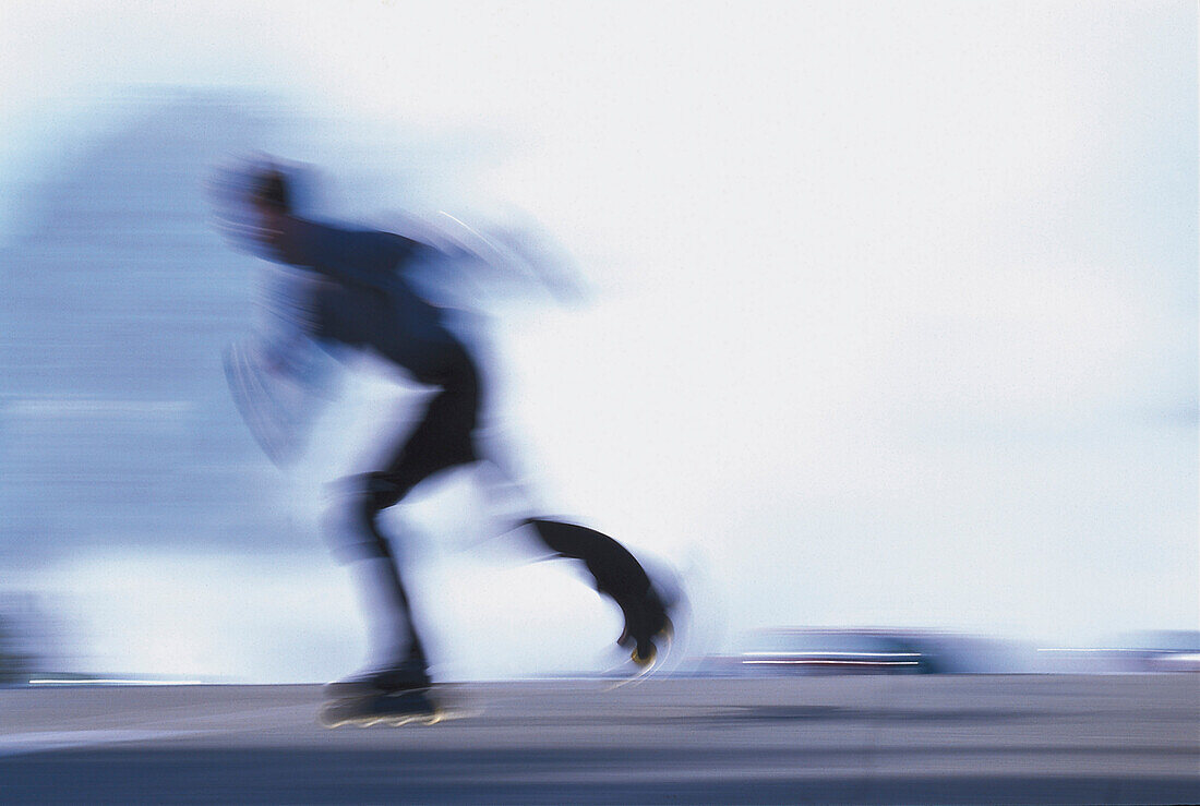Inline Skating, Blurred Motion