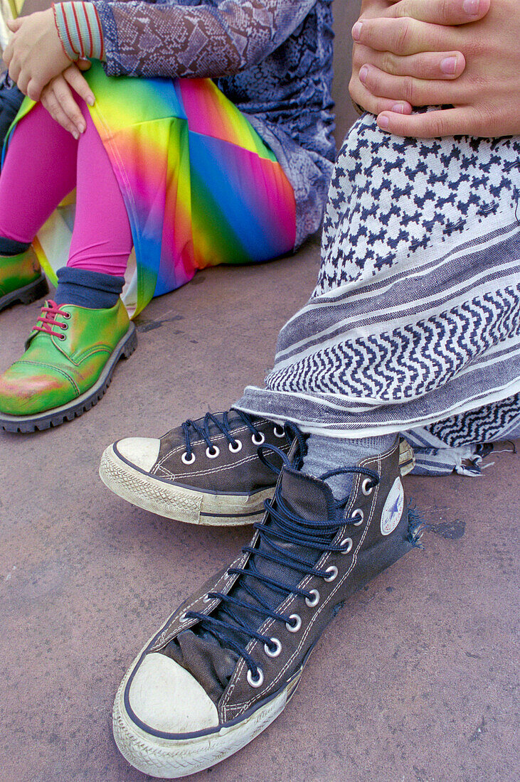 Sneakers of punks, Germany