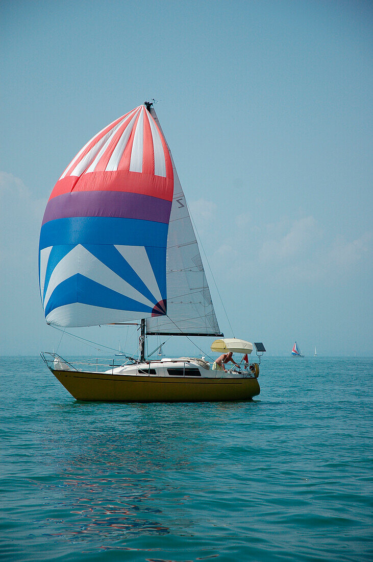 Sailing Boat, Lake of Constance, Bavaria Germany