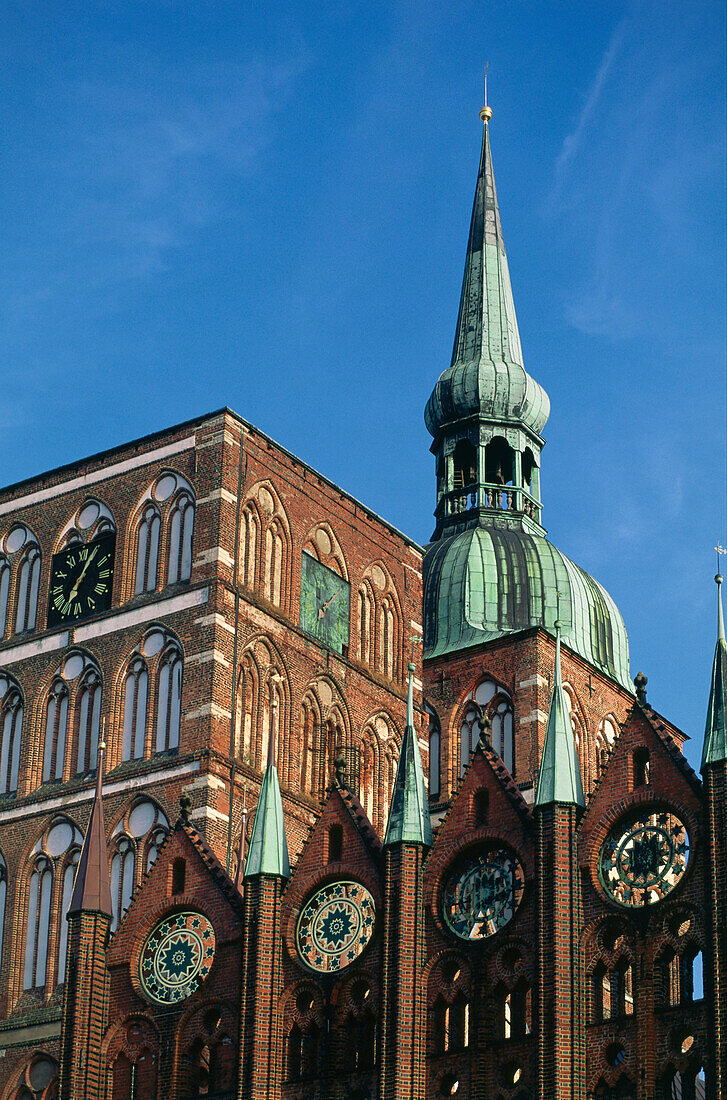 Nikolaichurch and City hall, Stralsund, Germany