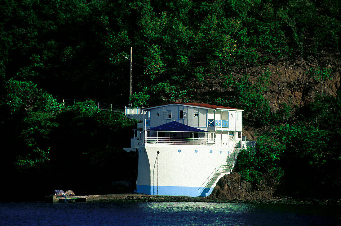 House of an architect, Les Saintes Bay, Iles de Saintes, Guadeloupe Caribbean, America