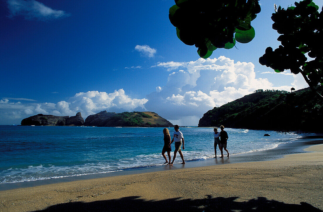 Walk on the beach, Iles de Saintes, Guadeloupe Caribbean, America