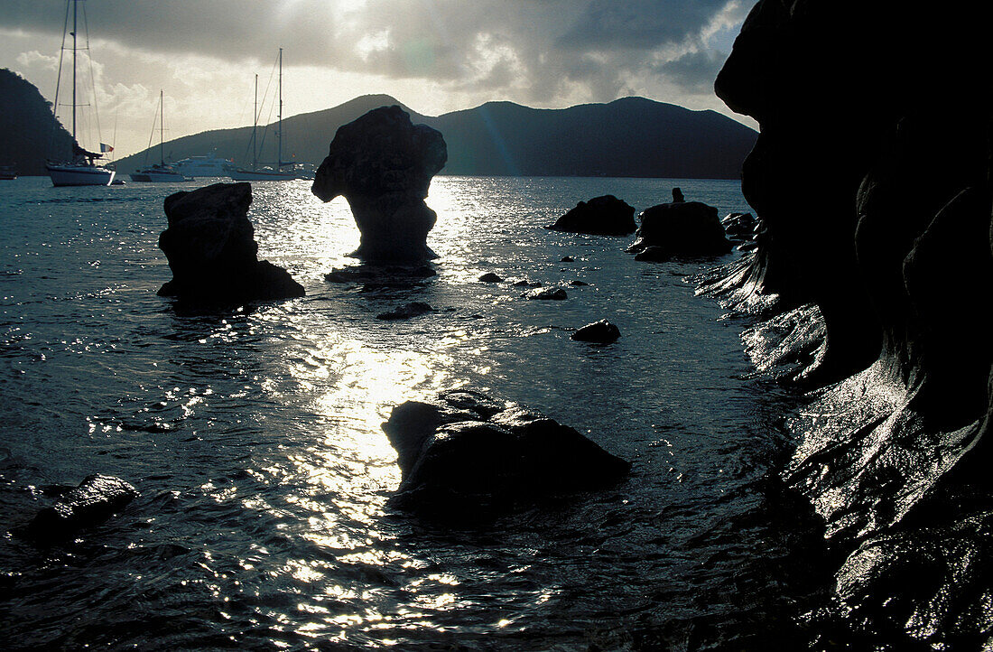 Sugar loaf, Pain de sucre, Iles de Saintes, Guadeloupe Caribbean, America