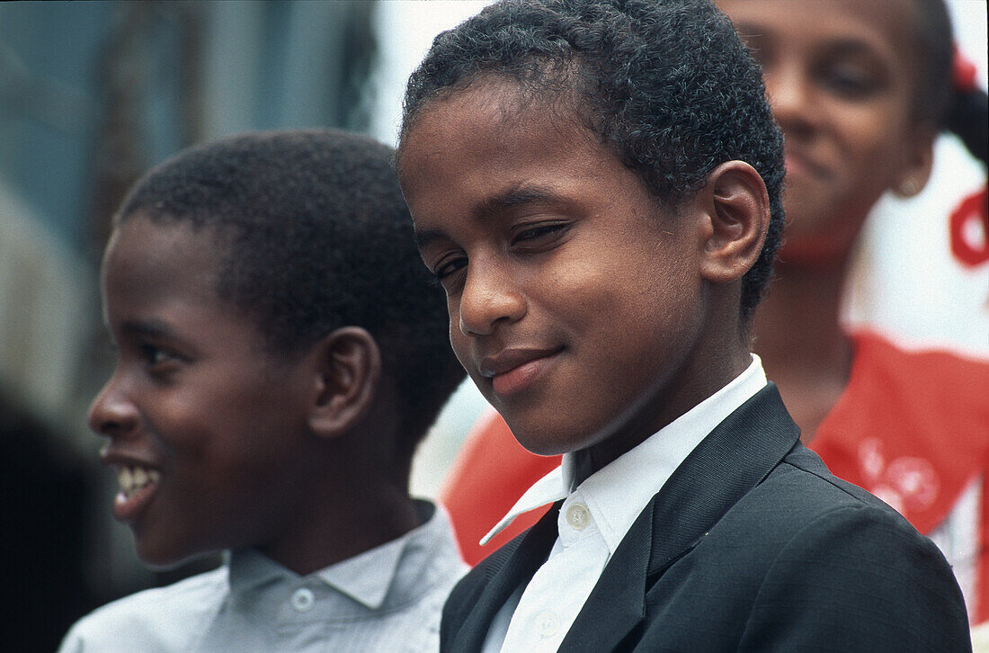 Young coloured boy, St. Lucia, Caribbean