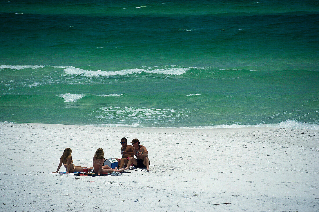 Panama City Beach, Beach-picnic Florida, USA
