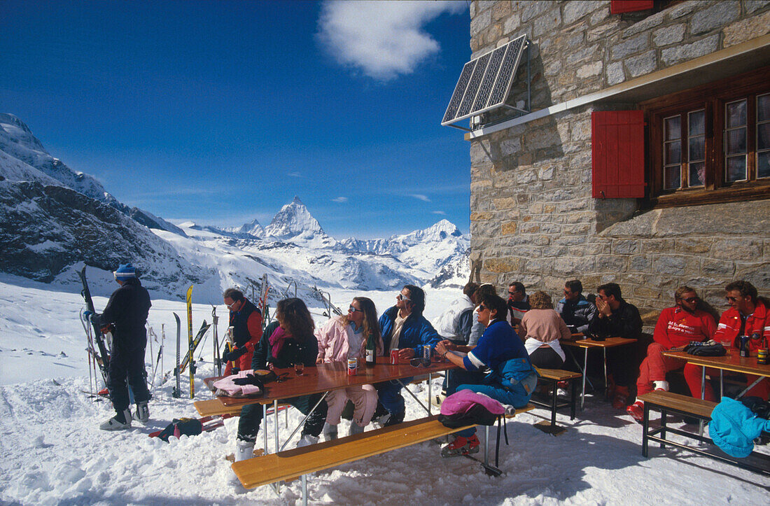 Monte Rosa Huette, Zermatt, Wallis Schweiz