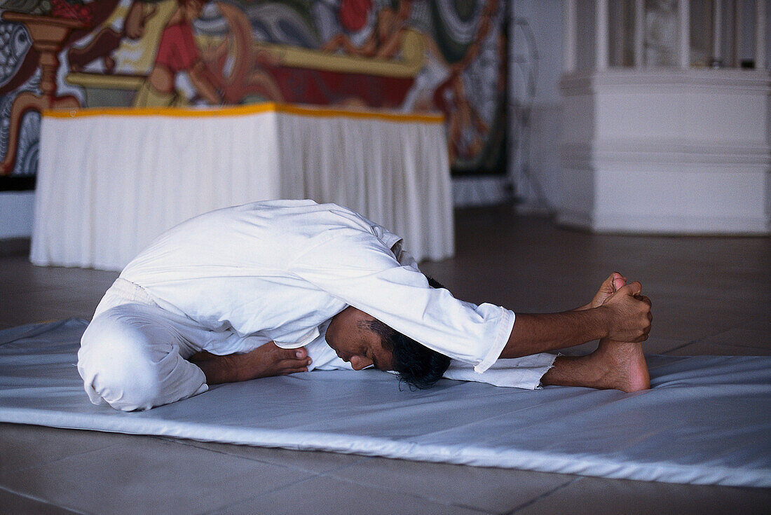 Young man, Yoga, Ayurveda, Health Sri Lanka