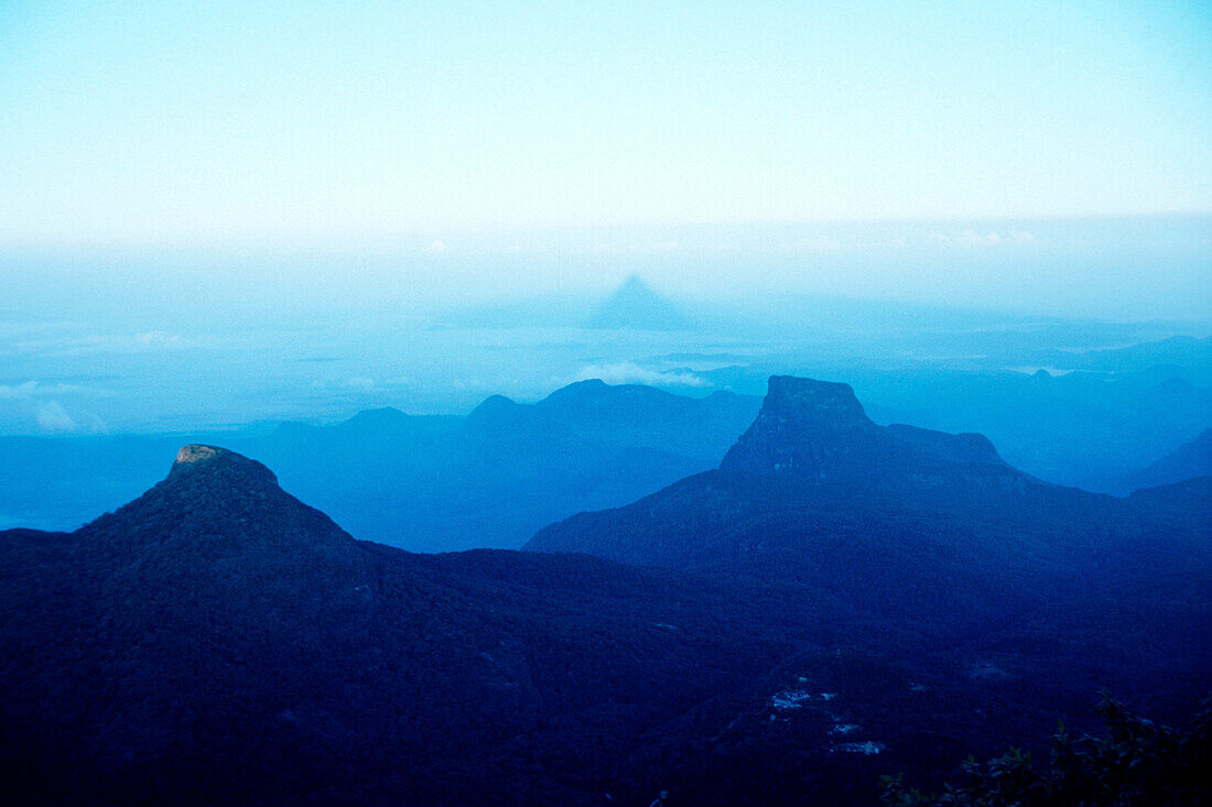 Blick vom Adams Peak, Sri Lanka