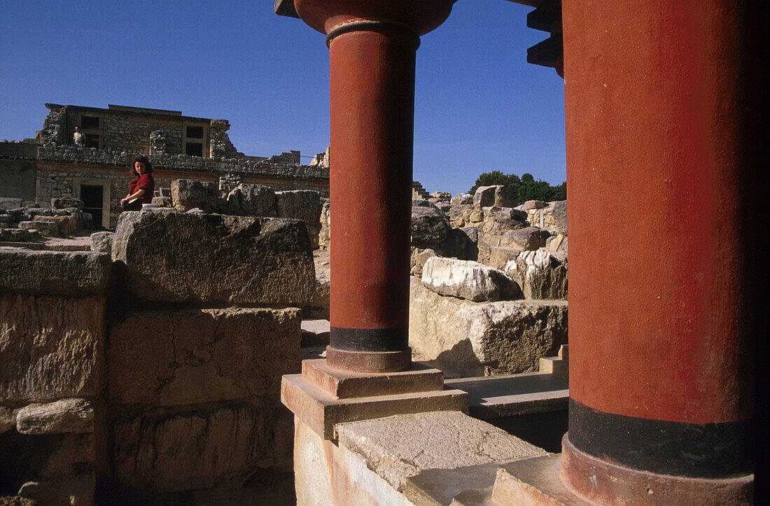 Minoische Palastanlage, Knossos, Kreta Griechenland